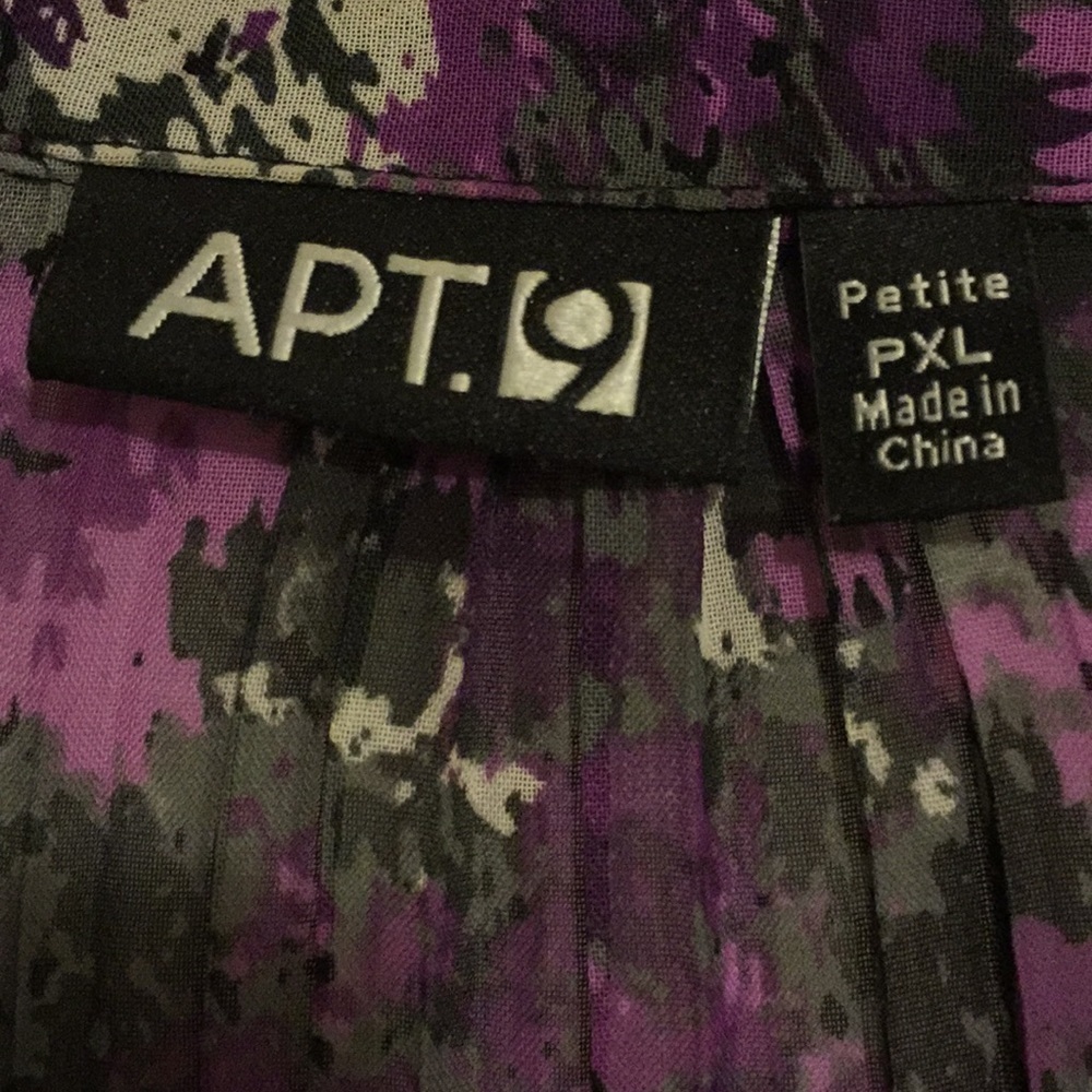 Apt. 9 Sheer Button Down Ruffle Petite Blouse - image 4